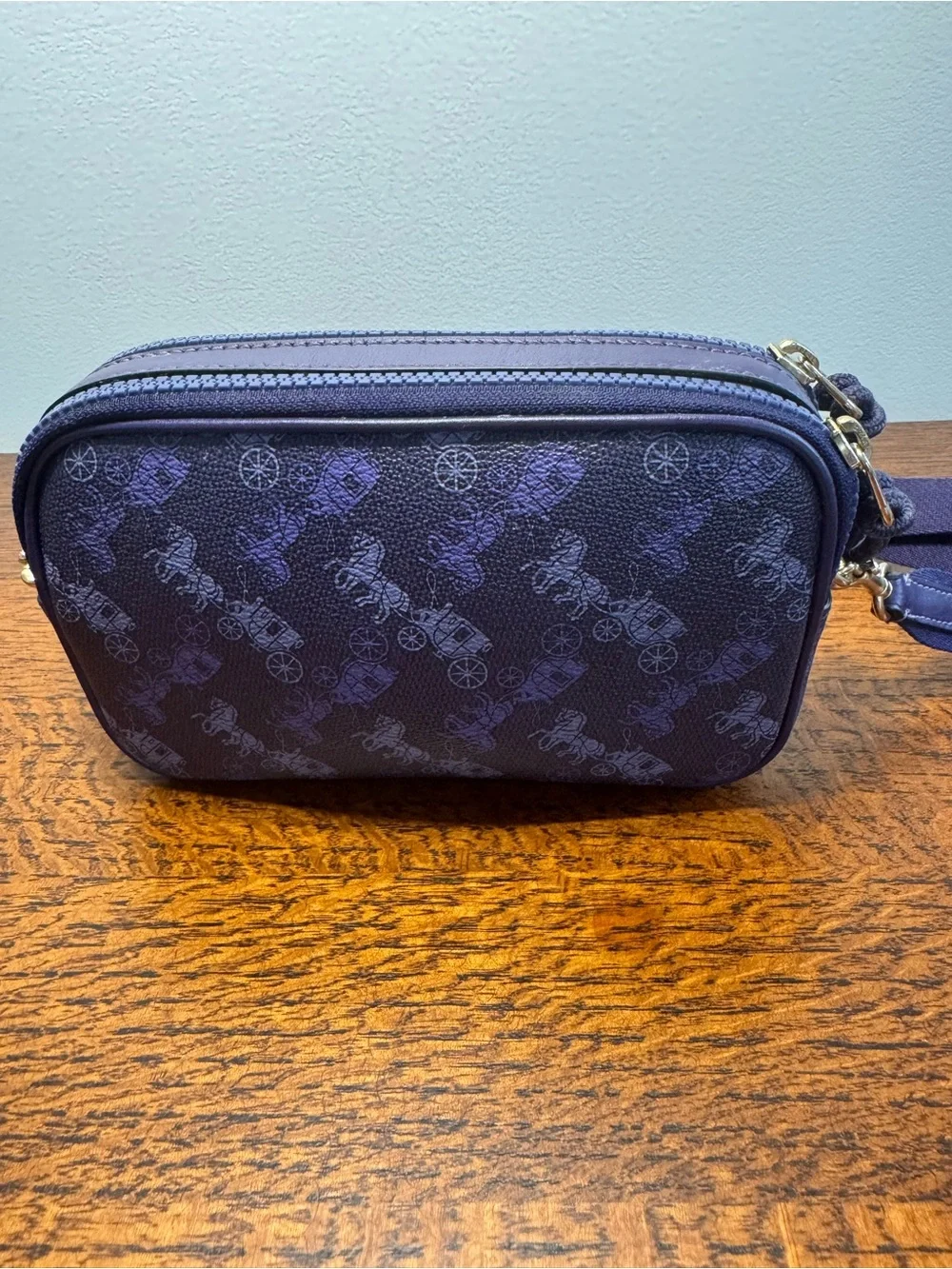 Coach Camera Crossbody Bag w/Horse & Carriage